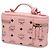MCM Pink Mini Visetos Coated Canvas Aren Vanity Case Rosa - vista 2