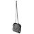 Stella Mc Cartney Stella McCartney Borsa Satchel Falabella Nano Shaggy Deer Chevron Hotfix Nera - vista 2