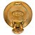 Chanel Gold CC vergoldete Emaille-Clip-Ohrringe - Ansicht 3