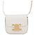 Céline Celine Claude Crossbody Mini in pelle di vitello bianca Bianco Bianco sporco