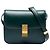 Céline Celine Green Teen Calfskin Classic Box Verde Verde scuro