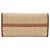 Double Borsa Paradigme Prada in rafia beige e pelle City Calf con cuciture a vista - vista 3
