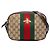 Gucci Beige GG Canvas Webby Bee Camera Bag