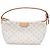 Louis Vuitton White Monogram Canvas Hills Mini Pochette Bianco