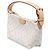 Louis Vuitton White Monogram Canvas Hills Mini Pochette Bianco - vista 2