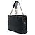 Tote Chanel Large Chevron Surpique in vitello iridescente nero - vista 2