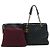 Tote Chanel Large Chevron Surpique in vitello iridescente nero - vista 7