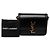 Autre Marque Sac Solferino Saint Laurent Small en cuir de veau noir avec boîte - vue 7