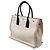 Autre Marque Saint Laurent Tote Bag Rive Gauche Small in tela beige - vista 2