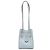 Fendi Blue Mini Origami Schultertasche aus Leder