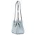 Fendi Blue Mini Origami Schultertasche aus Leder - Ansicht 2