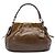 Prada Brown Sfumata Vernice Ombre Tote Braun