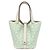 Hermès White Micro Swift Lucky Daisy Picotin Lock 14 Bianco Crudo