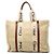 Borsa Woody Tote Large in shearling Beige Chloé
