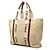Borsa Woody Tote Large in shearling Beige Chloé - vista 2