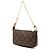 Louis Vuitton Brown Monogram Mini Pochette Accessoires Marrone - vista 2