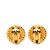 Orecchini a clip rotondi placcati oro Chanel Gold CC D'oro - vista 2