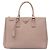 Bolsa Prada Pink Large Saffiano Lux Galleria Double Zip Satchel Rosa