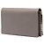 Cartera con cadena Gucci en piel de becerro Dollar gris con G entrelazadas - vista 2