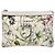 Clutch Gucci Flora Infinity de lona estampada blanca