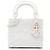 Dior White Mini Ultra Matte Calfskin Diamond Cannage Lady Dior Bianco