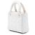 Dior White Mini Ultra Matte Calfskin Diamond Cannage Lady Dior Bianco - vista 2
