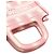 Dior Book Tote Mini em tela bordada com riscas rosa - vista 11