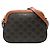 Céline Celine Borsa Camera Small Triomphe in tela rivestita marrone Marrone scuro