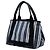 Balenciaga Blue Canvas Striped Navy Cabas S - vista 2
