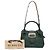 Mala Tote Burberry Small em pele de vitelo granulada Verde com fivela - vista 7