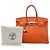 Hermès Orange Togo Birkin Retourne 35 Arancione - vista 7