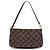 Louis Vuitton Brown Damier Ebene Pochette Accessoires Marrone