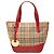 Borsa Burberry Beige Haymarket Check Canvas