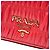 Prada Red Nappa Gaufre Chain Flap Roja - vista 5