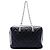 Chanel Blue Paris Venice gesteppte Lammleder Lido Schultertasche Blau Marineblau