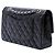 Chanel Black Medium Classic Lambskin Double Flap Nero - vista 2