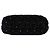 Clutch da polso Chanel in velluto trapuntato nero CC con cristalli - vista 3