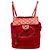 Zaino Mountain Chanel piccolo in shearling e vitello lucido rosso