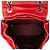 Zaino Mountain Chanel piccolo in shearling e vitello lucido rosso - vista 4