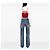 Zaino Mountain Chanel piccolo in shearling e vitello lucido rosso - vista 6