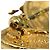 Spilla trapuntata Chanel Gold CC placcata oro D'oro - vista 9