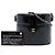 Chanel CC gesteppte runde Vanity Clutch aus schwarzem Lackleder mit Kette - Ansicht 7
