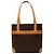 Céline Tote Celine Brown Macadam Coated Canvas Marrone