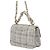 Chanel Gray Mini CC Quilted Tweed Chain Handle Flap - vista 2