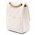 Chanel White Mini Quilted Aged Calfskin 2.55 Reissue North South Flap - vista 2