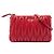 Miu Miu Red Matelasse Nappa Double Zip Crossbody