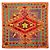Hermès Hermes Carre 90 ORS BLEUS D'AFRIQUE Schal Mehrfarben Orange