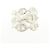 Ring Anello Hermès Chaine d'Ancre Enchainée Argento - vista 2
