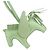 Hermès Hermes Rodeo Pegasus Handbag Charm Verde Verde chiaro - vista 2
