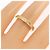 Cartier Lanieres Ring Golden - Ansicht 3